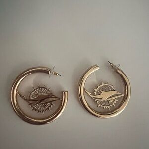 Miami Dolphins Baublebar earrings